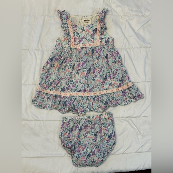 Hatley Floral Dress 18/24M - Picture 1 of 5